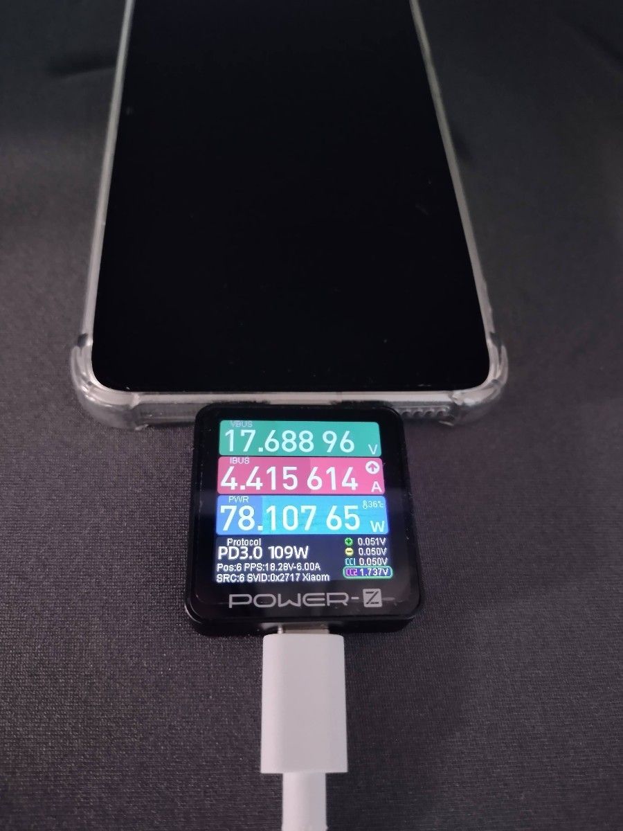 USBテスター KM003C デジタルマルチメーター Xiaomi 120W計測対応